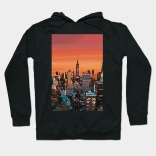 New York City illustration Hoodie